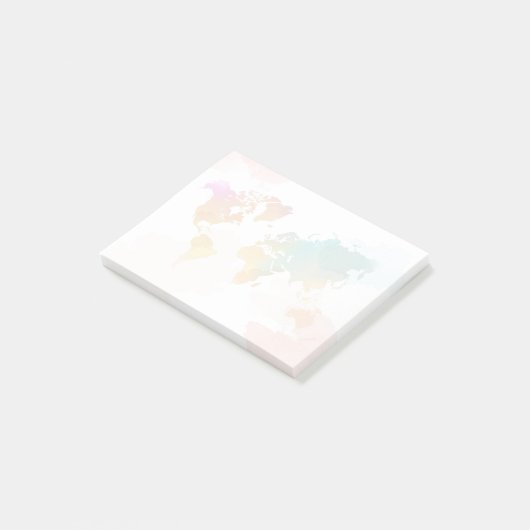 Waterverf-kaart Post-it® Notes (Schuin)