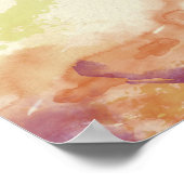 Waterverf-kaart Poster (Hoek)