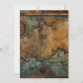 Waterverf Kaart Reizen Bruiloft (Achterkant)