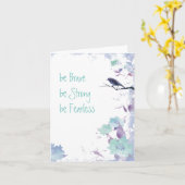 Waterverf Kaart stimuleren (Gele Bloem)