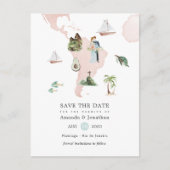 Waterverf kaart van de Rio Destination Wedding (Voorkant)