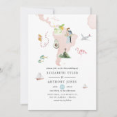 Waterverf kaart van de Rio Destination Wedding (Voorkant)