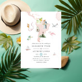 Waterverf kaart van de Rio Destination Wedding