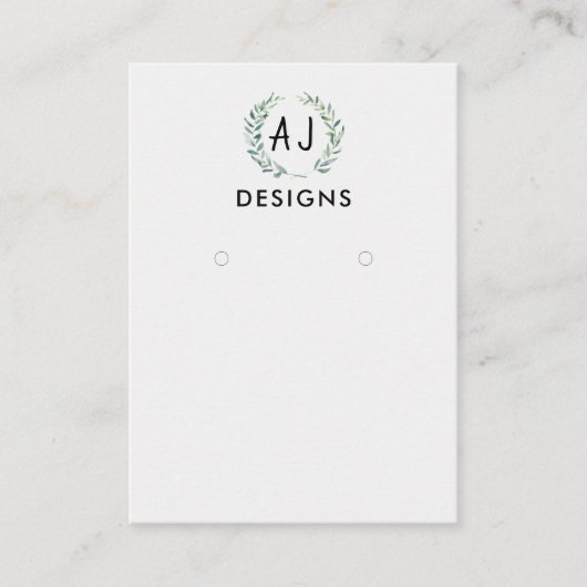 Waterverf - Kaart voor Floral Paining Visitekaartje (Voorkant)