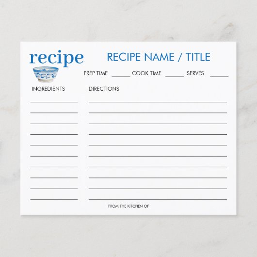 Waterverf  Kaart voor het ophalen van vruchten (Voorkant)