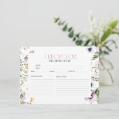 Waterverf Kaarten voor het ontvangen van Vrijgezel (Staand voorkant)