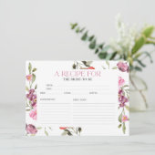 Waterverf Kaarten voor het ontvangen van Vrijgezel (Staand voorkant)