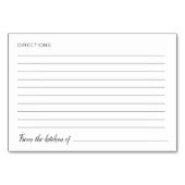 Waterverf Kaarten voor het ontvangen van Vrijgezel (Achterkant)