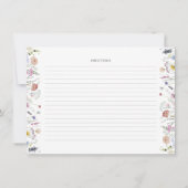 Waterverf Kaarten voor het ontvangen van Vrijgezel (Achterkant)