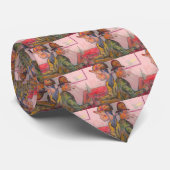 waterverf kaartspelers stropdas (Opgerold)