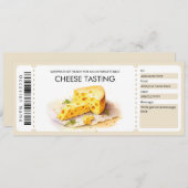 Waterverf Kaasproeverij Cadeaubon Kaart (Voorkant / Achterkant)