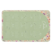 waterverf kalender 2023 Natuur Floral Magneet (Horizontaal)