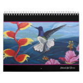 Waterverf kalender per eiland Art Bocas (Hoes)