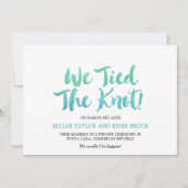 Waterverf kalligrafie Aankondiging uitloping (Voorkant)