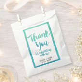 Waterverf kalligrafie Beach Wedding Favor Bags Bedankzakje (Geknipt)