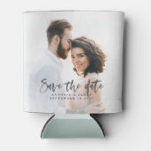 Waterverf kalligrafie Bewaar de datum Blikjeskoeler (Voorkant)