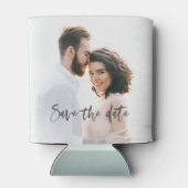 Waterverf kalligrafie Bewaar de datum Blikjeskoeler (Achterkant)