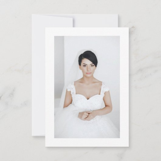 Waterverf kalligrafie dank u kaart (Achterkant)