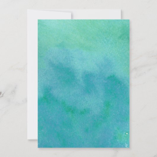 Waterverf kalligrafie Sip en Zie Kaart (Achterkant)