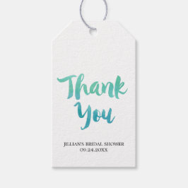 Waterverf kalligrafie Vrijgezellenfeest Hartelijk  Cadeaulabel