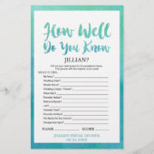 Waterverf kalligrafie Wat zit er in je handtas? Flyer (Voorkant)