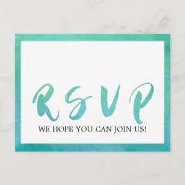 Waterverf kalligrafiemelk menu Keuze RSVP