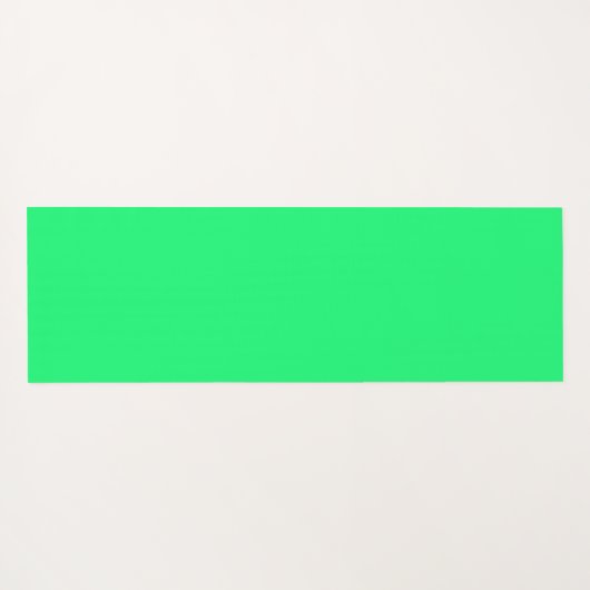 Waterverf kalme groene levendige energiekunst yogamat (Achterkant (horizontaal))