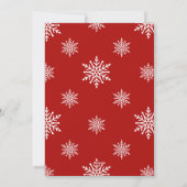 Waterverf Kandriet Kerstavond-foto Feestdagenkaart (Achterkant)