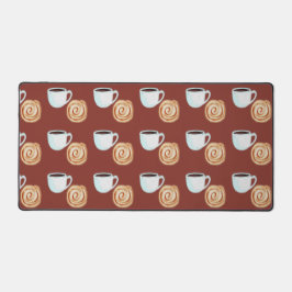 Waterverf Kaneel Bun Gebak Koffie Bureaumat