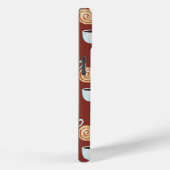 Waterverf Kaneel Bun Gebak Koffie Case-Mate iPhone Case (Achterkant / Rechts)