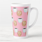 Waterverf Kaneel Bun Gebak Koffie Latte Mok (Rechts)