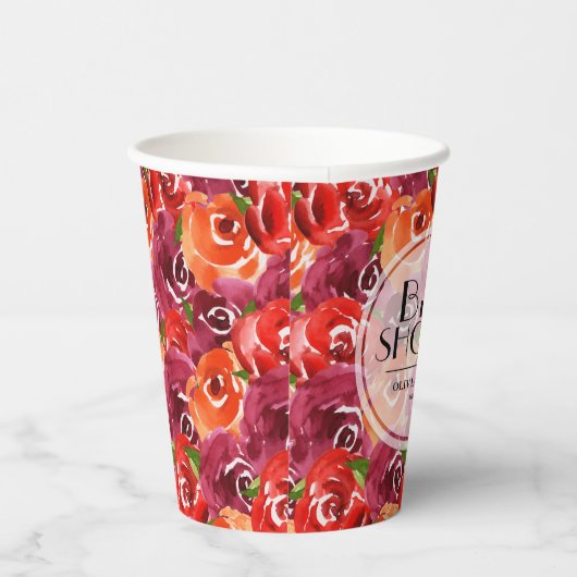 Waterverf karbonade Vrijgezellenfeest Cups Papieren Bekers (Rechts)