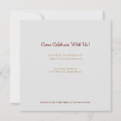 Waterverf Kardinaal Kerstfeest Kaart (Achterkant)