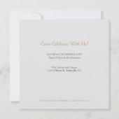 Waterverf Kardinaal Verjaardagsfeest Kaart (Achterkant)