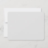 Waterverf Kardinaal Vogel Begrafenis Dank u Opmerk Bedankkaart (Achterkant)