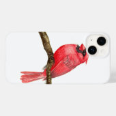 Waterverf kardinale vogels Case-Mate iPhone case (Achterkant (horizontaal))