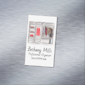 Waterverf Kast Organisator verticaal Magnetisch Visitekaartje (Voorbeeld)