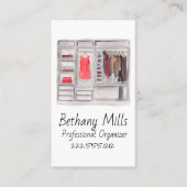 Waterverf Kast Organizer Visitekaartje (Voorkant)
