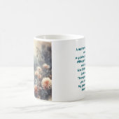 Waterverf Kat & Bloemen - De liefde van een moeder Koffiemok (Center)