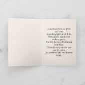 Waterverf Kat & Bloemen - Moederdag Kaart (Binnen)