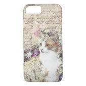 Waterverf  kat Case-Mate iPhone case (Achterkant)
