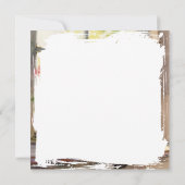 Waterverf Kat en Bloem Thema Blanco (Achterkant)