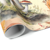 Waterverf kat heks gelukkig halloween cadeaupapier (Rol Hoek)