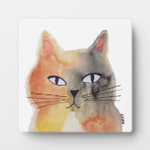 Waterverf Kat Kunst Tafelblad Plaque Fotoplaat (Voorkant)