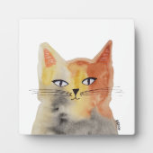 Waterverf Kat Kunst Tafelblad Plaque Fotoplaat (Voorkant)