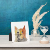 Waterverf Kat Kunst Tafelblad Plaque Fotoplaat (Insitu)