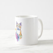 waterverf Kat mok Grappig Cadeau Kat waterverf (Voorkant rechts)