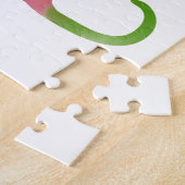 Waterverf Kat Silhouet Legpuzzel (Zijkant)