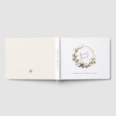 waterverf katoen & eucalyptus bruiloft gastenboek (Volledig)