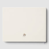 waterverf katoen & eucalyptus bruiloft gastenboek (Achterkant)